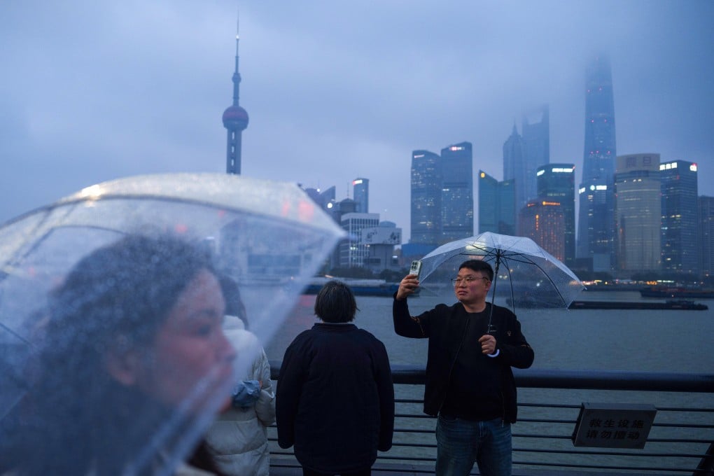 The Shanghai skyline seen from across the Huangpu River on March 16. Photo: AP