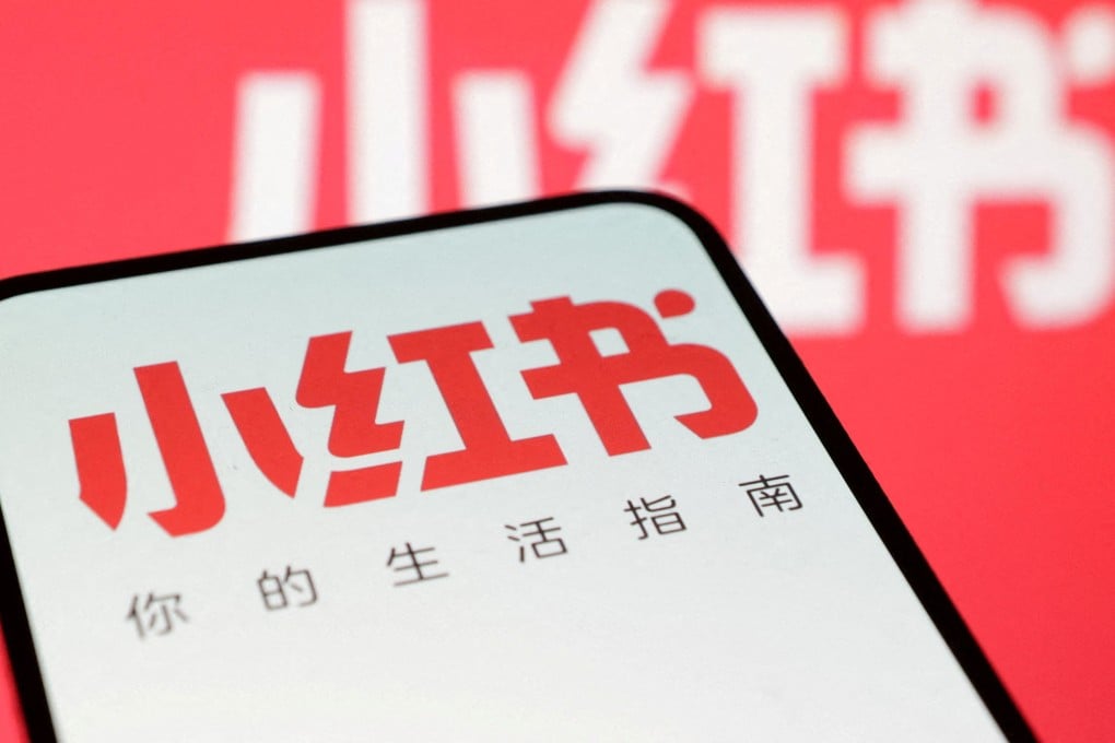 The RedNote logo displayed on a smartphone. Photo: Reuters