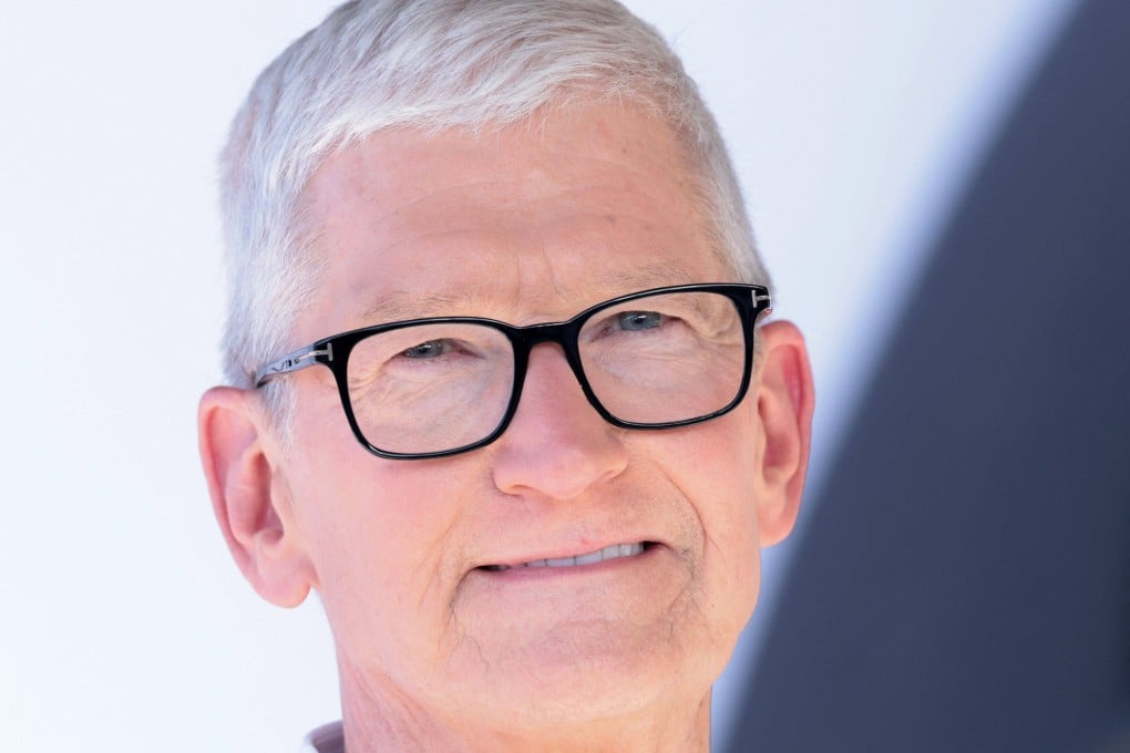 Apple CEO Tim Cook in Los Angeles on July 27. Photo: AFP