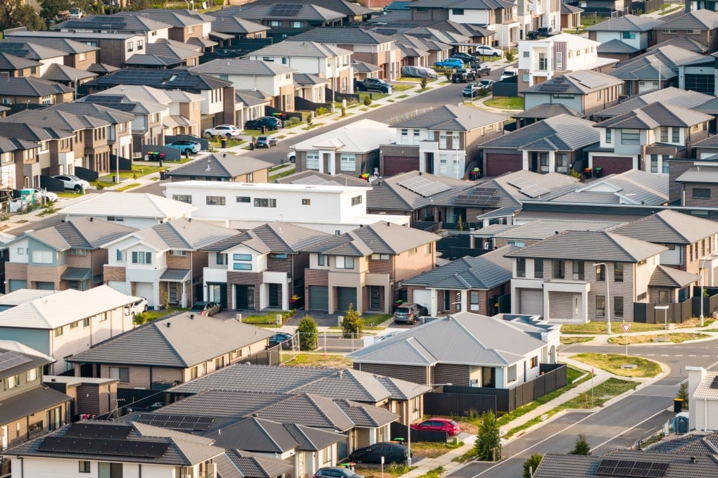 A suburban housing estate in Australia. HSBC has agreed to sell a US$25 billion Australian home loan portfolio to a unit of Blackstone, resulting in an immaterial pre-tax loss of less than US$100 million. Photo: Shutterstock