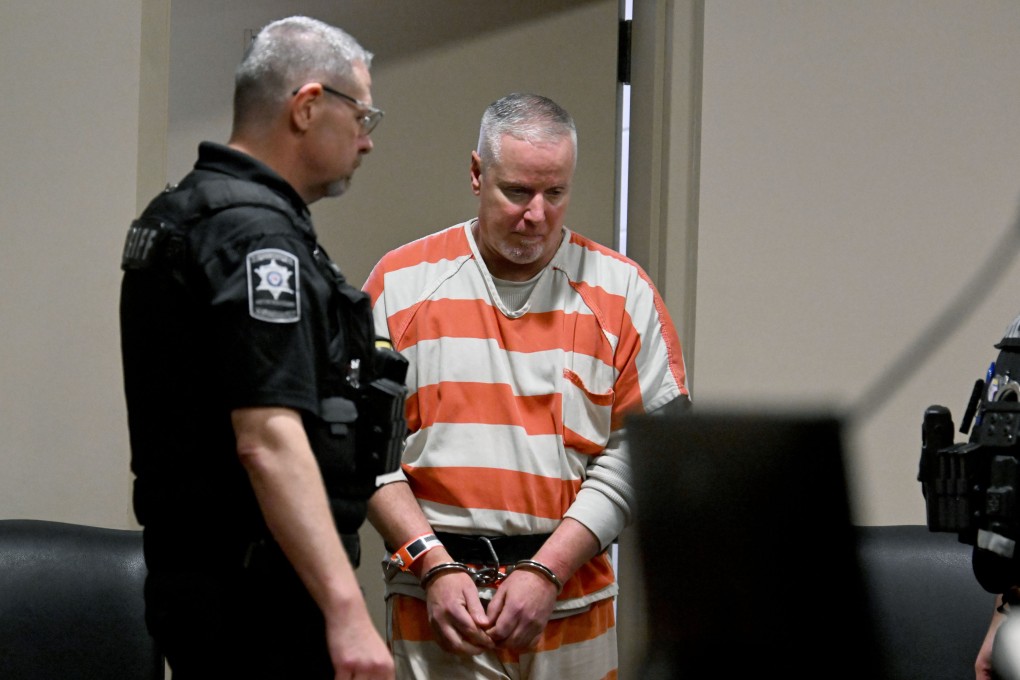 Colin Gray, father of the Apalachee High School shooter Colt Gray, enters the courtroom in Winder, Georgia, on Thursday. Photo: AP