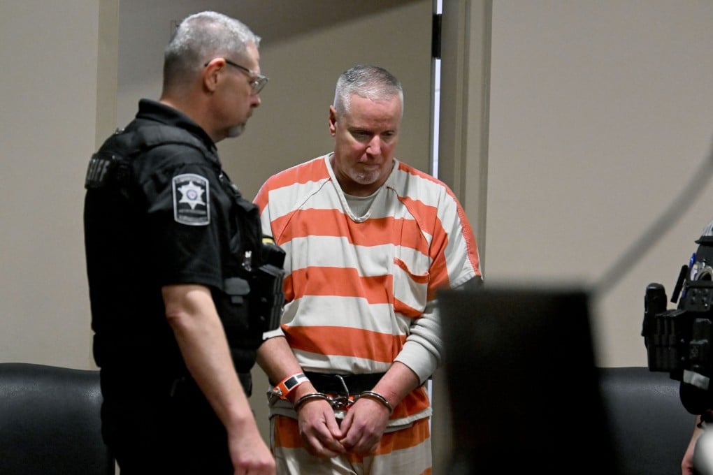 Colin Gray, father of the Apalachee High School shooter Colt Gray, enters the courtroom in Winder, Georgia, on Thursday. Photo: AP
