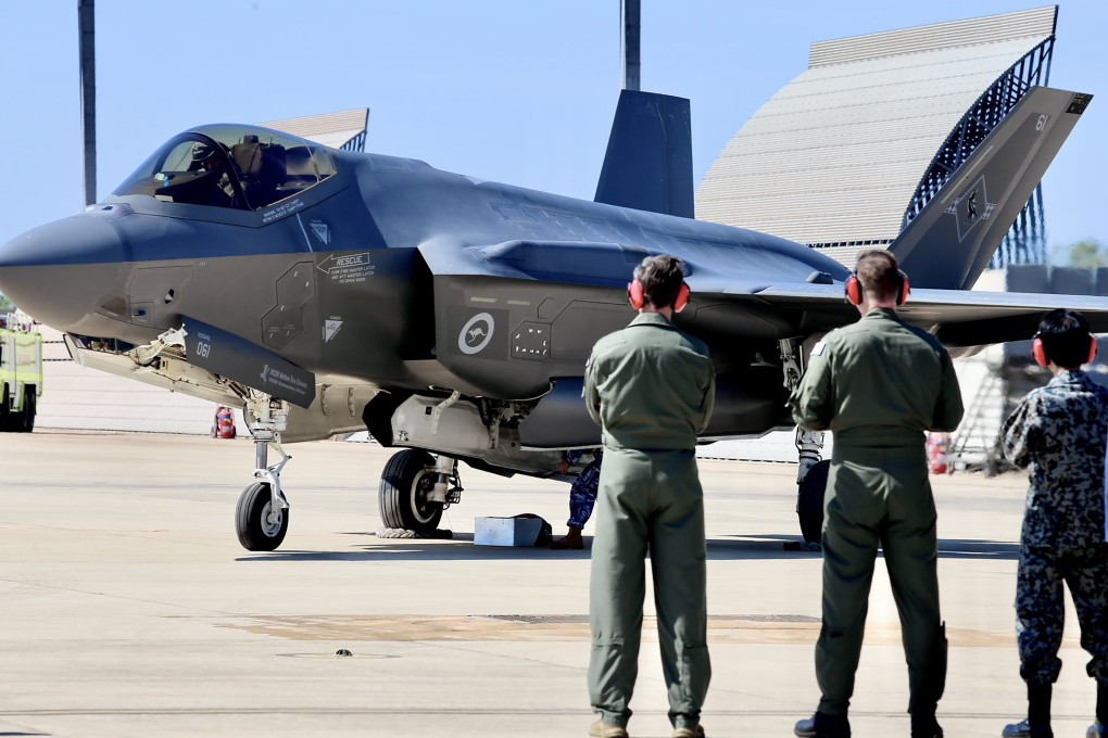 An F-35 jet is seen during the Southern Cross exercise, which brought together Australian, Japanese and US stealth fighters for training in Northern Territory, Australia earlier this month. Photo: X /JASDF_PAO