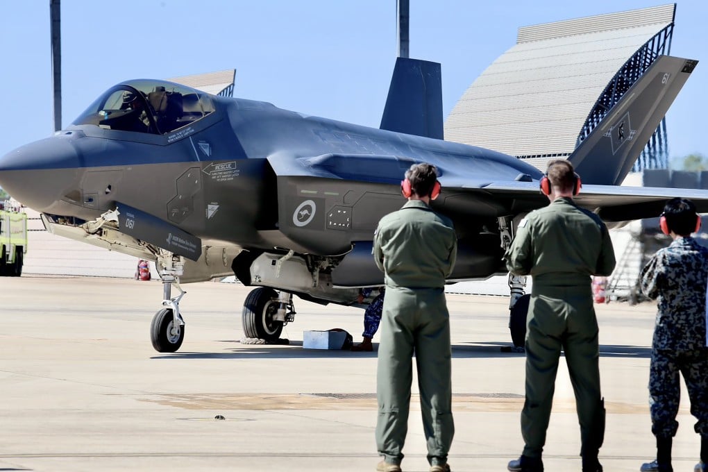 An F-35 jet is seen during the Southern Cross exercise, which brought together Australian, Japanese and US stealth fighters for training in Northern Territory, Australia earlier this month. Photo: X /JASDF_PAO