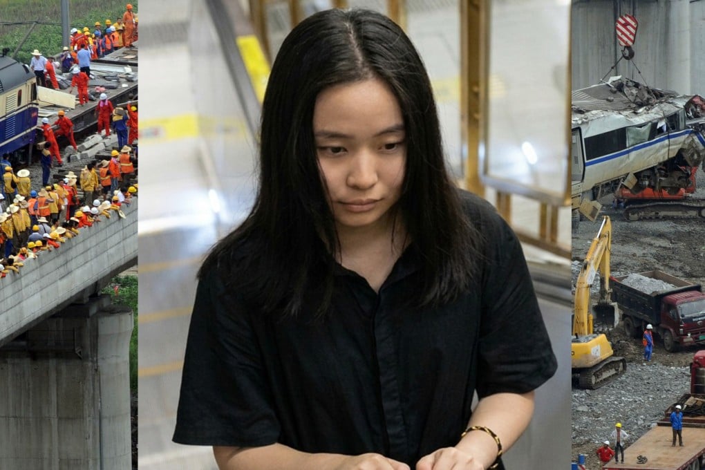 Mengjun reflects on that fateful day, vividly recalling the haunting moment when she felt the very ground beneath her giving way, as chaos engulfed her surroundings. Photo: SCMP composite/Weibo/AFP