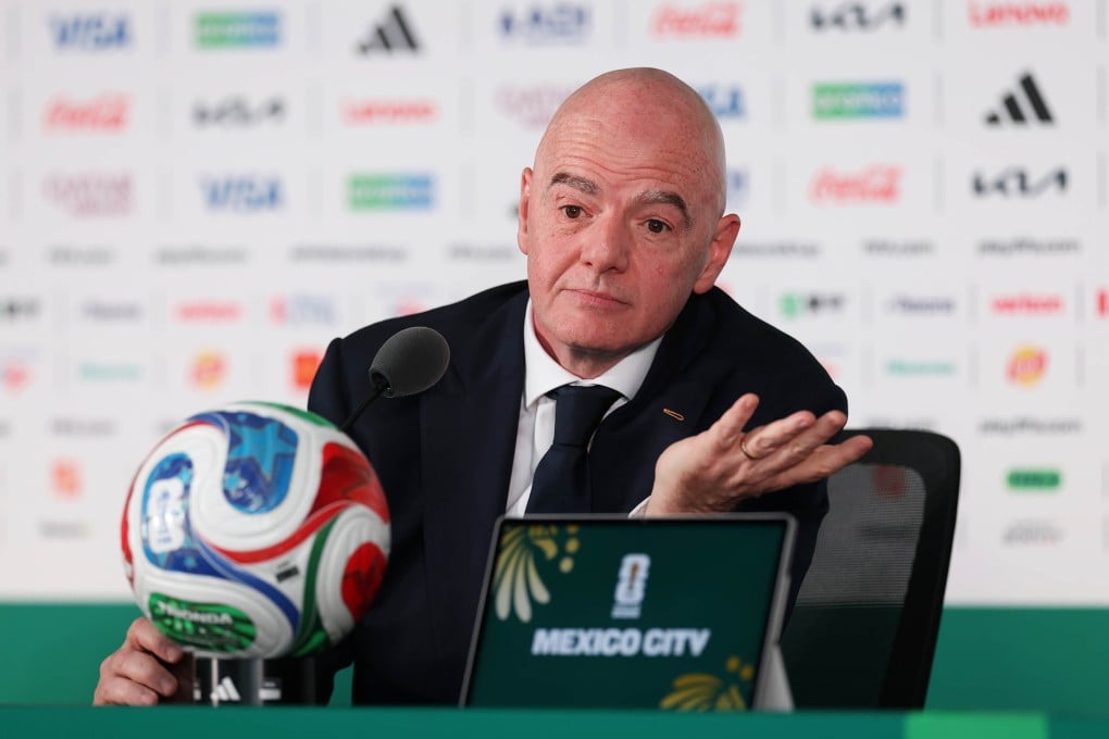 Fifa president Gianni Infantino has been forced to scrap plans to sell off the World Cup. Photo: Getty Images