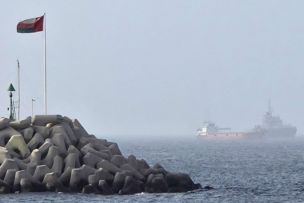 Vessels transiting through the Gulf of Oman are pictured off Muscat on July 25. Photo: AFP