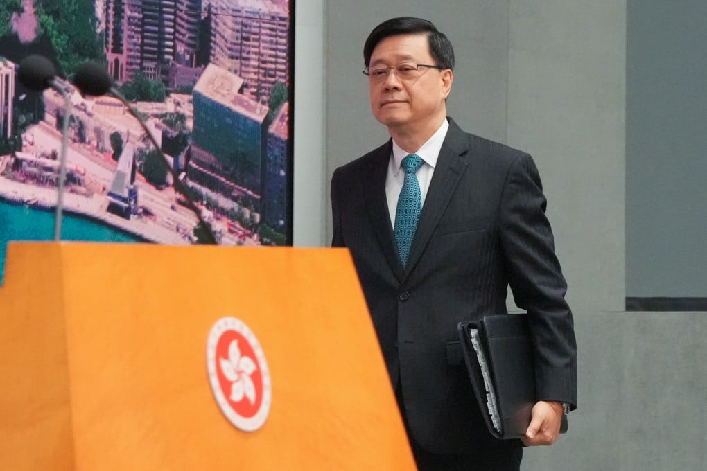 Chief Executive John Lee has said that since the government launched public consultations in June for the policy address and the city’s inaugural five-year plan, he and his team had attended more than 80 sessions gathering views. Photo: May Tse