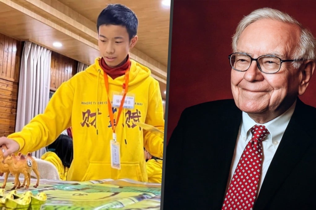 Over the past two years, financial quotient (FQ) training classes aimed at transforming youngsters into “mini Warren Buffetts” have surged in popularity among parents eager to equip their children with money management skills. Photo: SCMP composite/Shutterstock/RedNote