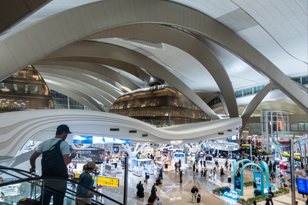 Passengers at Zayed International Airport in Abu Dhabi, UAE. US embassies in the Middle East on Saturday warned Americans to be ready to leave the region amid an escalation in hostilities. Photo: UCG / Universal Images Group via Getty Images