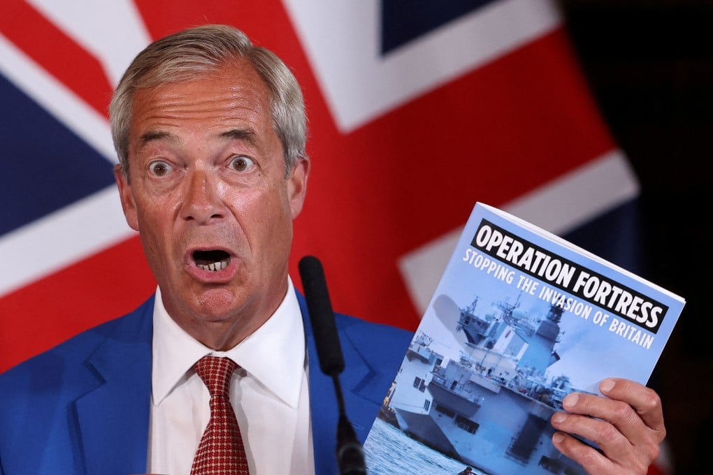 Hard-right Reform UK vows to use navy to stop small boats if it wins power  | South China Morning Post
