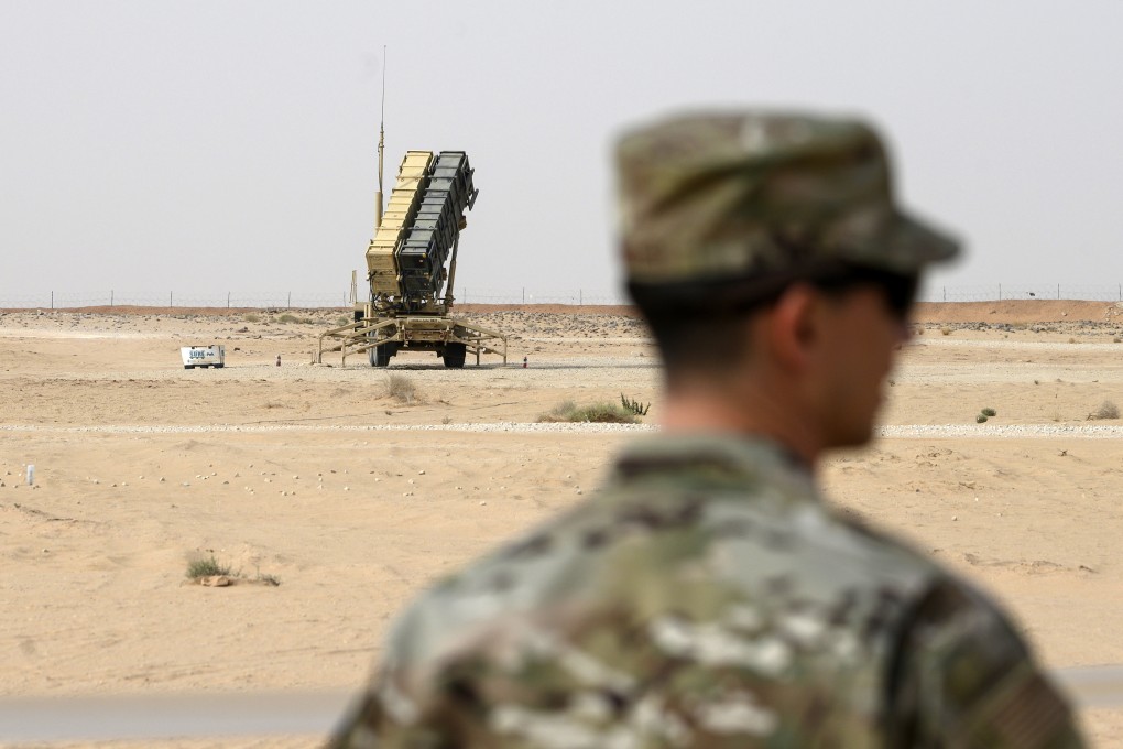 A Patriot missile battery at the Prince Sultan air base in al-Kharj, central Saudi Arabia in 2020. Photo: AP