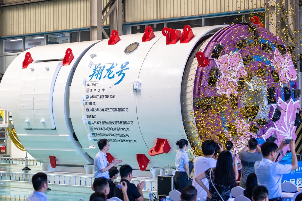 This photo taken on August 1, 2026 shows China’s first boring and blasting machine deployed in Wuhan, central China’s Hubei province. Xinhua