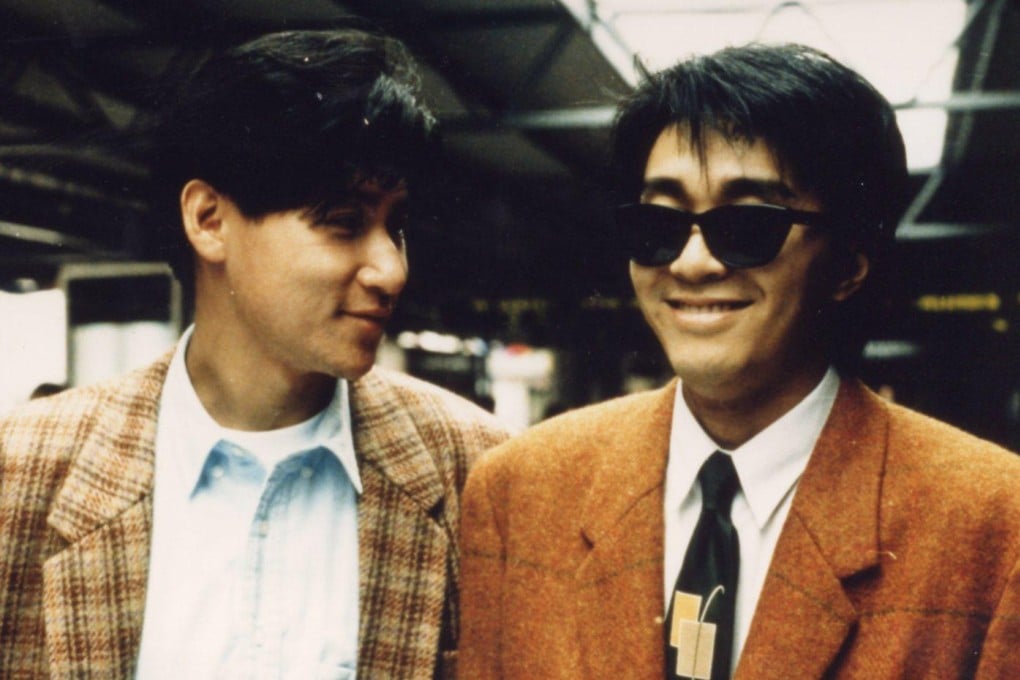 Jacky Cheung (left) and Stephen Chow in a still from Curry and Pepper (1990), a film that Chow starred in before his breakout role in the God of Gamblers spoof All for the Winner.