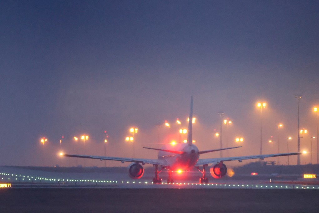An aircraft at Leipzig-Halle Airport in eastern Germany. File photo: dpa