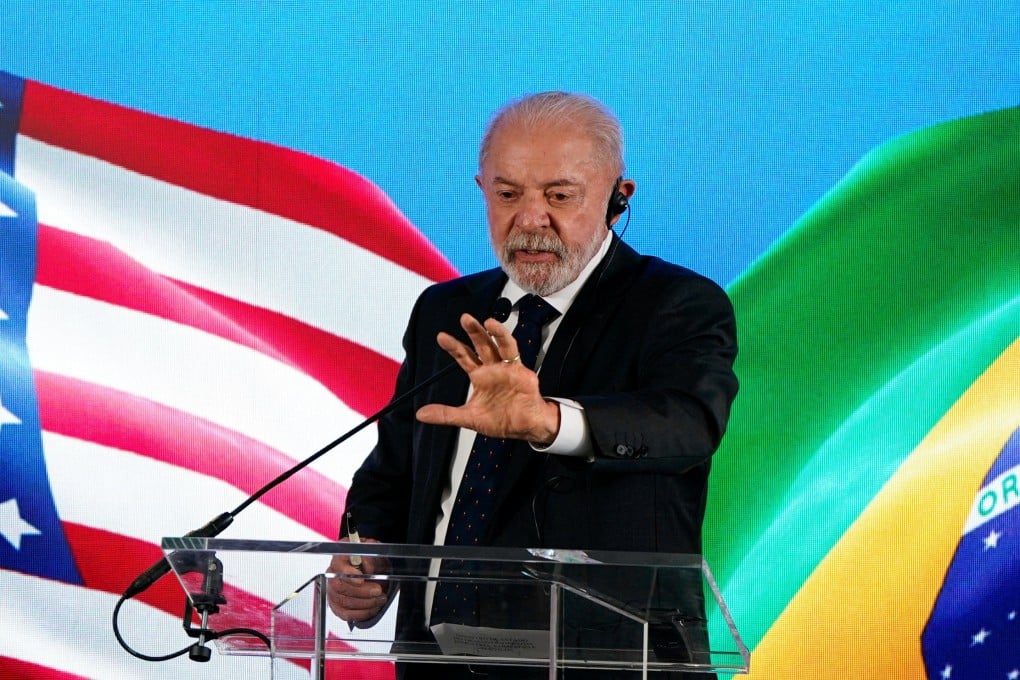 Brazilian President Luiz Inacio Lula da Silva during a recent visit to Washington. Photo: Reuters
