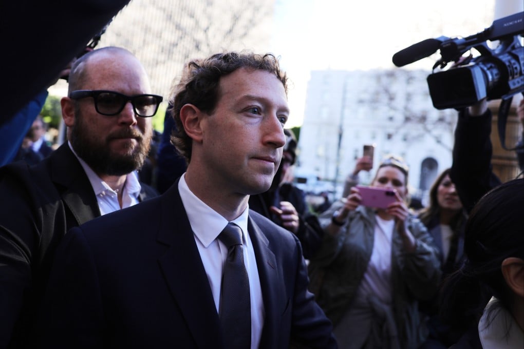 Meta CEO Mark Zuckerberg arrives for a trial in Los Angeles in February over whether social media platforms deliberately addict and harm children. Photo: AP