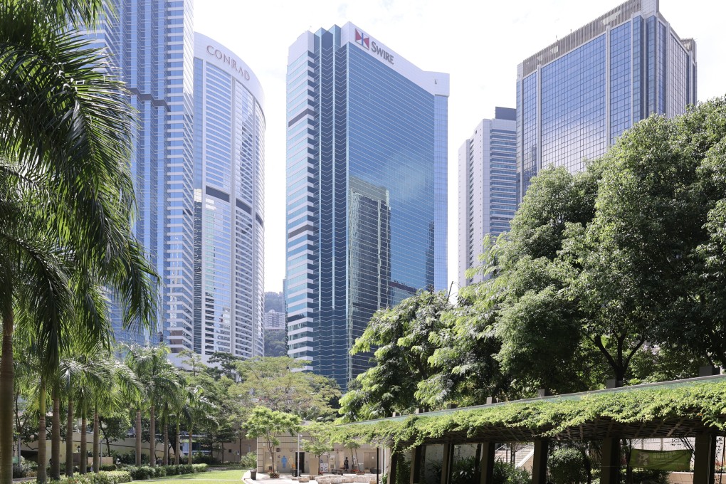 The exterior of One Pacific Place in Admiralty. Photo: Nora Tam