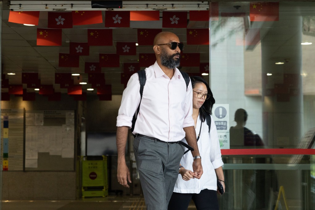 Virologist Vijaykrishna Dhanasekaran leaves Eastern Court after a hearing in June 2026. Photo: Brian Wong