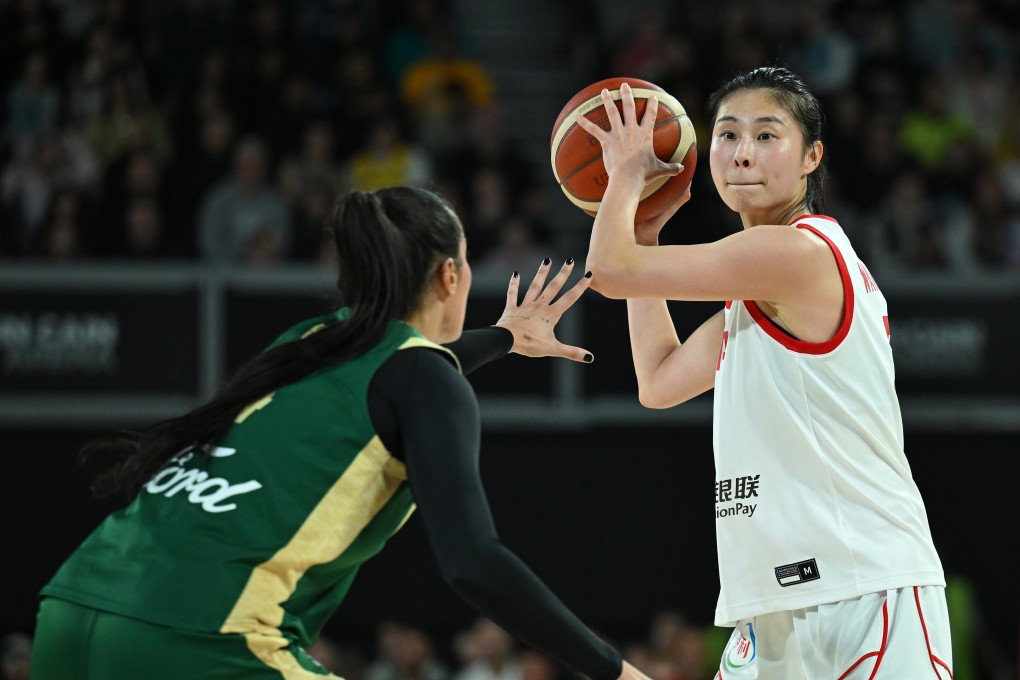 Wang Siyu (right) was a Fiba Women’s Basketball World Cup silver medallist, and has collected gold, silver and bronze medals in the Fiba Women’s Asia Cup in the past three tournaments. Photo: EPA