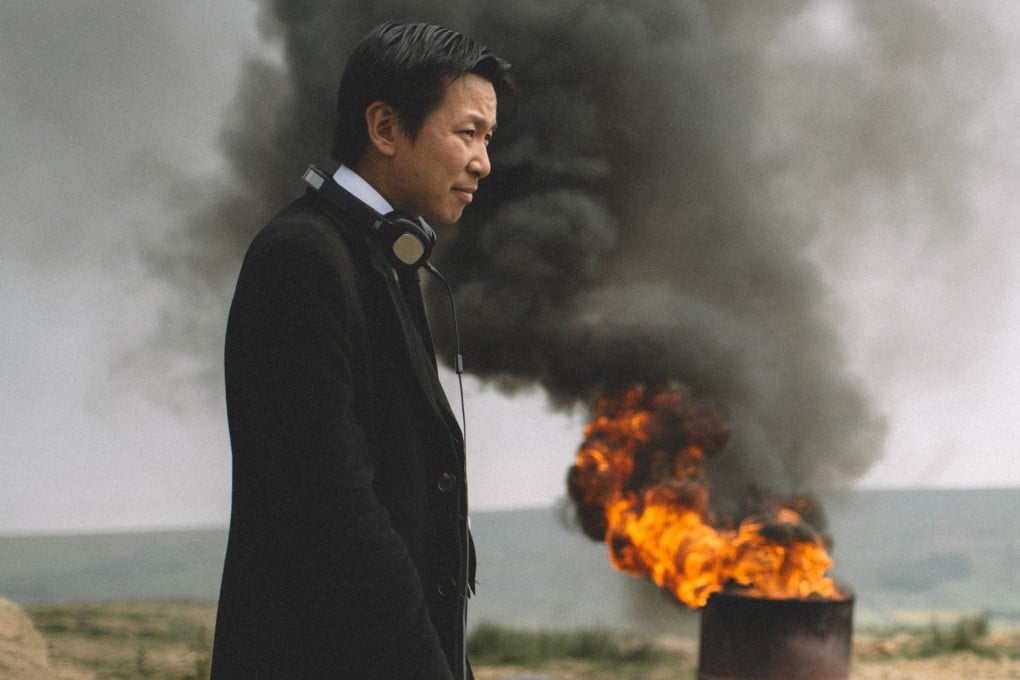 Filmmaker Chee Keong Cheung on the set of one of his films. Cheung founded the UK’s first action-oriented film studio, Action Xtreme, while his new feature, Bad Day at the Office, will have its world premiere on August 13 at the Edinburgh International Film Festival.