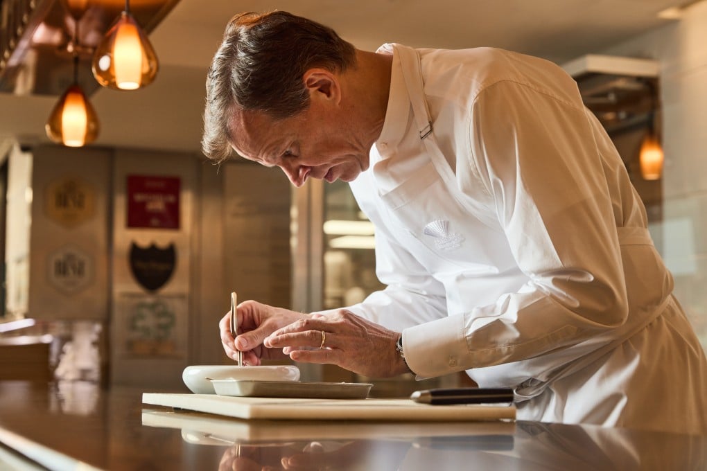 Richard Ekkebus of Amber and Mandarin Oriental The Landmark has pioneered many of the sustainability initiatives at the hotel. Amber gained a Michelin Green Star in 2022 and has retained it since. Photo: Amber