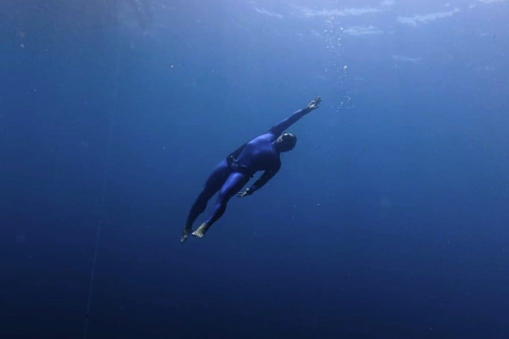 Michael Sung eventually turned freediving into a career at the Blue Sea in Egypt in late 2021. Photo: Michael Sung