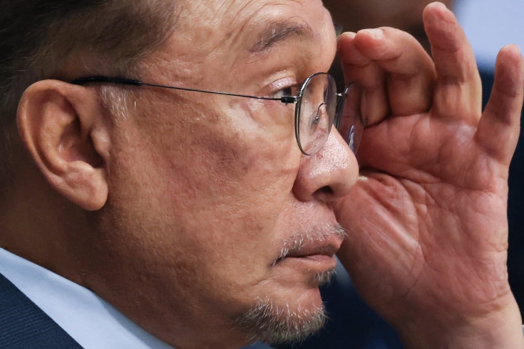 Malaysian Prime Minister Anwar Ibrahim attends a plenary session of the Russia-Asean Summit on June 18. Photo: EPA
