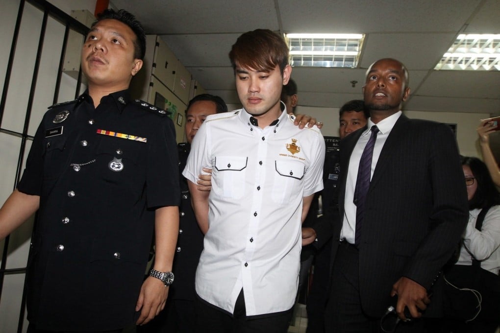 Malaysian fugitive businessman Nicky Liow is brought to court in 2021. Photo: Weibo