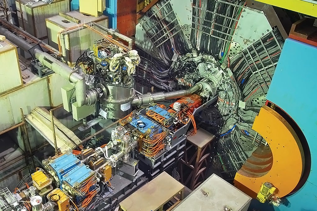 The magnets were used to upgrade the Beijing Electron-Positron Collider. Photo: IHEP