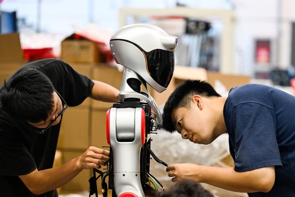 China’s humanoid robot sector has accelerated rapidly in recent years, with mass production and commercial deployment advancing across industries. Photo: Xinhua