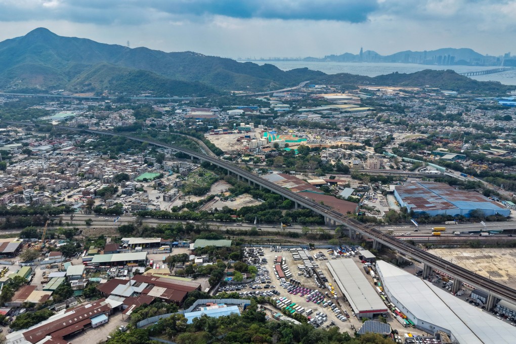 An aerial view of the Hung Shui Kiu/Ha Tsuen New Development Area. Photo: Elson Li