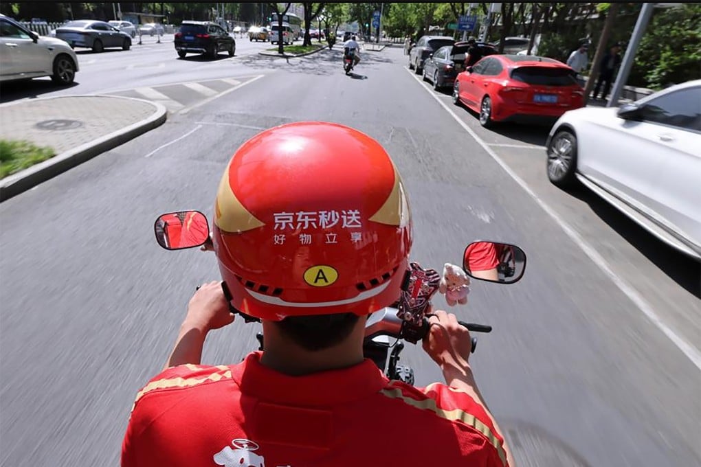 The results underscore the impact of JD.com’s expansion into food delivery, logistics and international operations over the past year. Photo: Xinhua