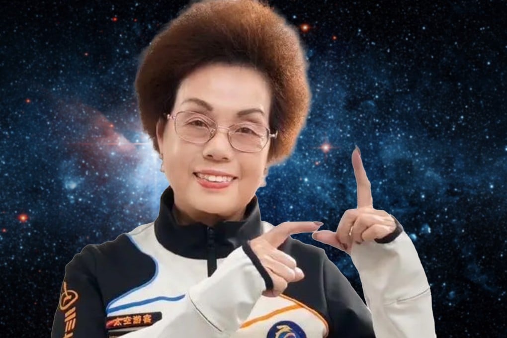 A self-made engineer who began her career on the factory floor, Huang Xiaochi will become one of China’s first commercial space tourists when she flies on a suborbital mission in 2028. Photo: SCMP composite/Shutterstock/QQ.com