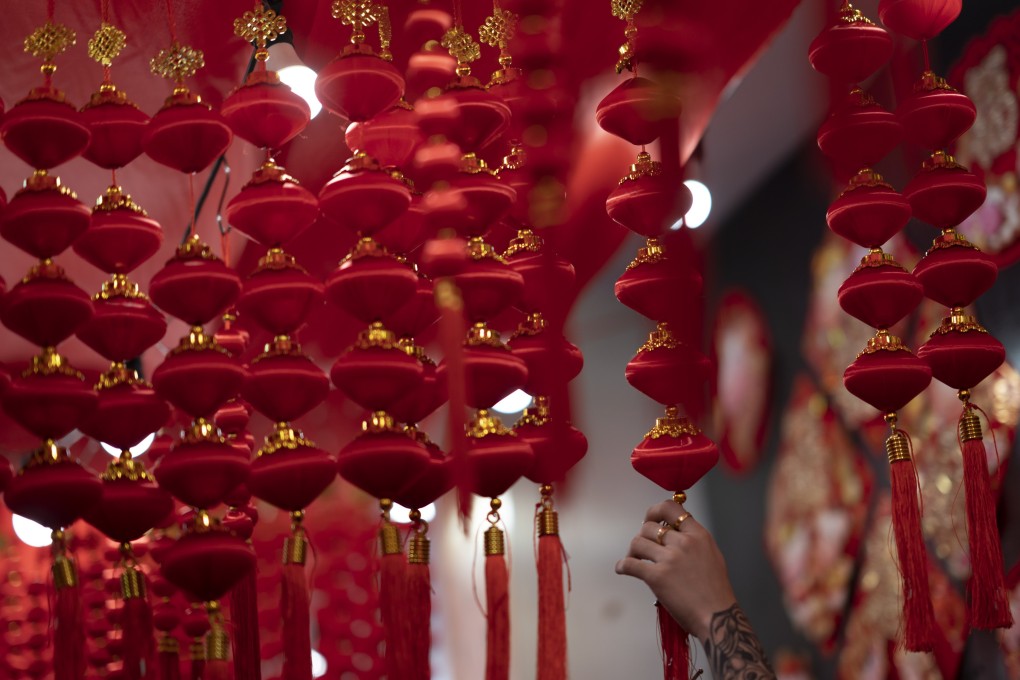 Chinese New Year decorations in a shop in Singapore’s Chinatown in January 2021. Photo: EPA-EFE