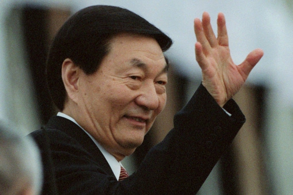 Former Chinese premier Zhu Rongji during his visit to Hong Kong in 2002. Photo: K. Y. Cheng