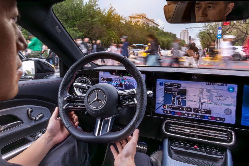 Self-driving cars can do ever more, as a trip in a Mercedes CLA on the streets of Beijing, in China, showed recently. Photo: Mercedes-Benz AG/dpa