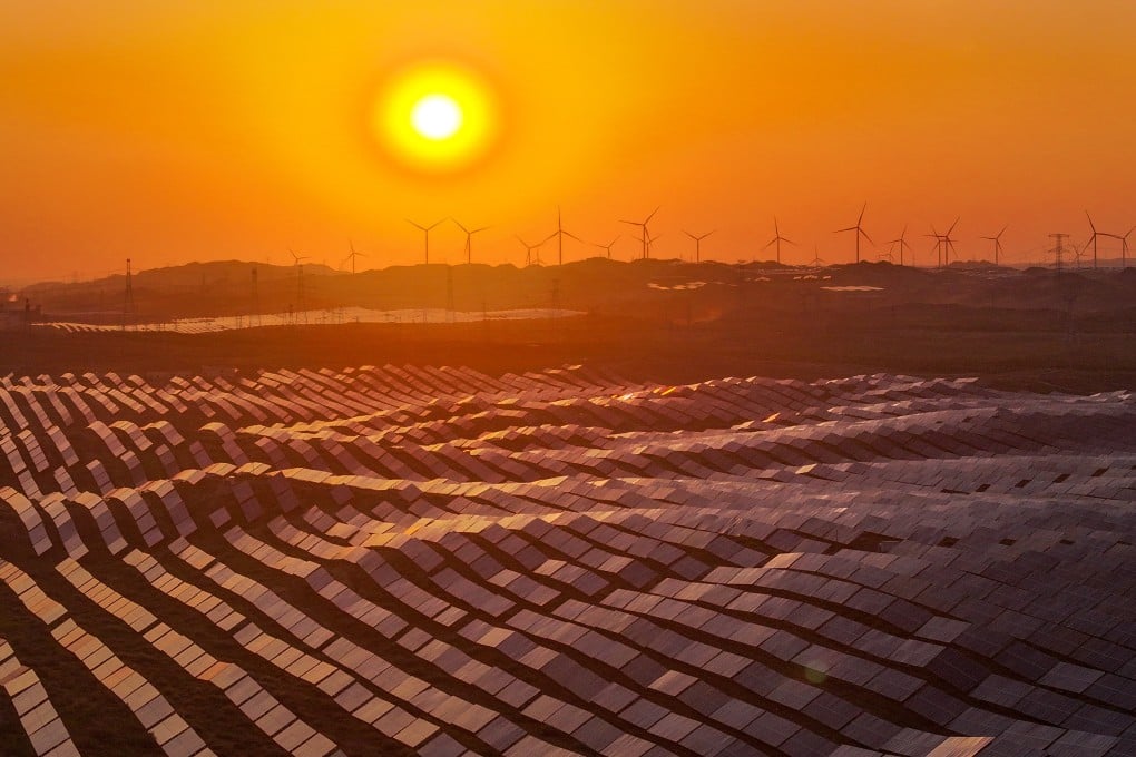 China is by far the solar industry’s biggest player, accounting for about 80 per cent of the world’s manufacturing capacity and dominating the supply chain for key components. Photo: Xinhua