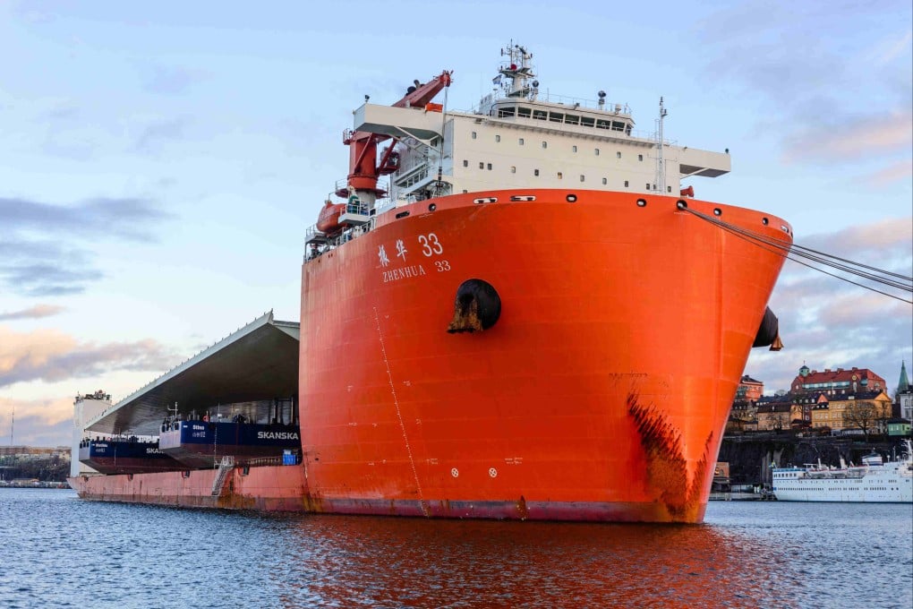 The 50,000-tonne Zhen Hua 33 is a prime example of a civilian vessel that meets dual-use standards, according to defence researcher Li Jin. Photo: Handout