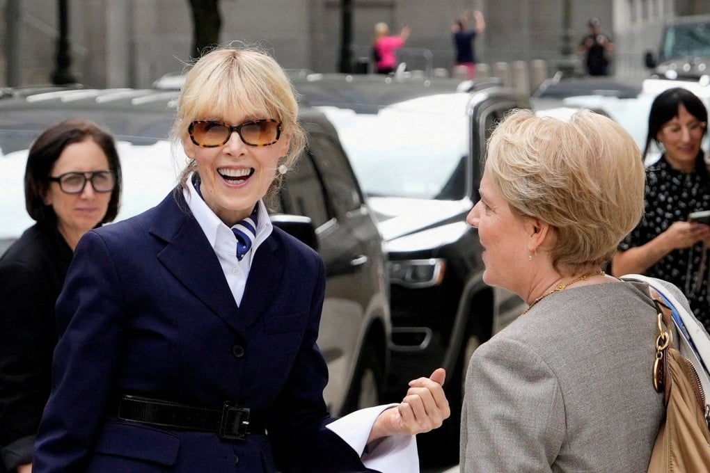 E. Jean Carroll leaves the 2nd US Circuit Court of Appeals in Manhattan, New York in 2024. Photo: Reuters