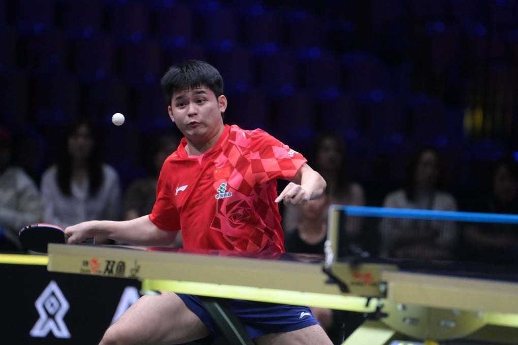 Lin Shidong, who lost in the final last year, only made it to the men’s singles round of 16 this year. Photo: Xinhua