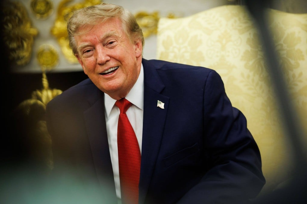US President Donald Trump answers questions from reporters at the White House on Monday. Photo: PI via ZUMA Press Wire/dpa