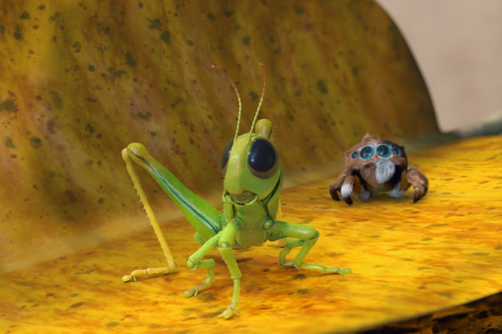 The grasshopper and the spider in a still from A Mighty Adventure (category I), directed by  Toe Yuen.