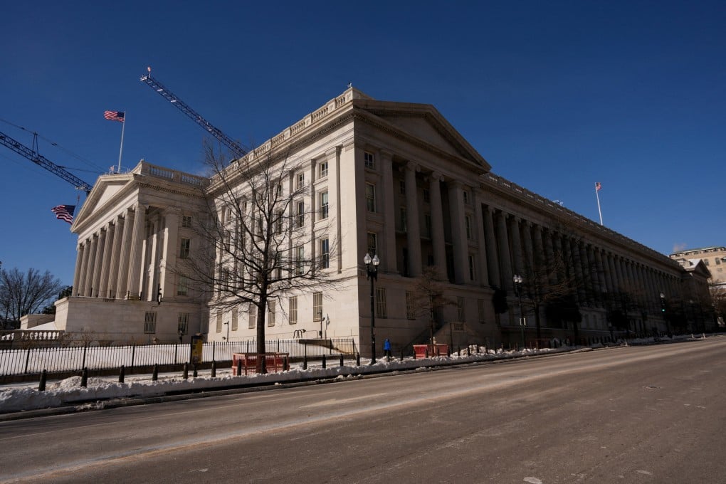 The US Treasury building in Washington. Photo: Reuters