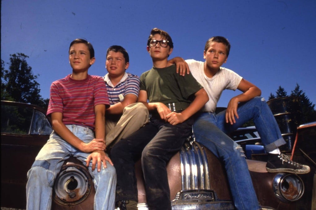 (From left) Wil Wheaton, Jerry O’Connell, Corey Feldman and River Phoenix in a still from Stand by Me (1986), directed by Rob Reiner. Photo: Columbia Pictures