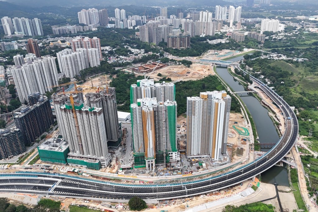 A view of the newly commissioned Fanling Bypass (Eastern Section) in the Northern Metropolis development megaproject. Photo: Eugene Lee