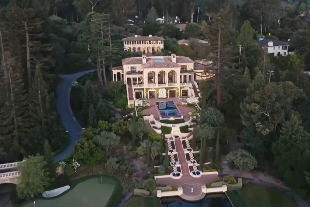 A 31-year-old Chinese AI star reportedly just purchased the sprawling 12-acre Californian estate at 3000 Ralston Ave, Hillsborough, for US$70 million. Photo: Youtube/Golden Gate Sotheby’s International Realty