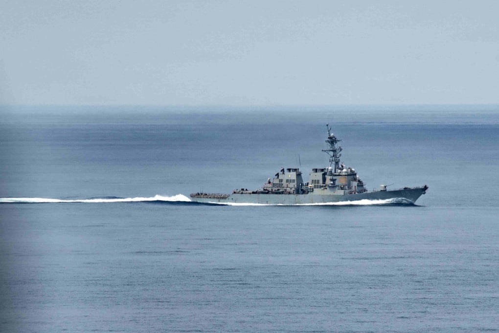 The USS Benfold was adrift without power in the South China for four days in July. Photo: Handout