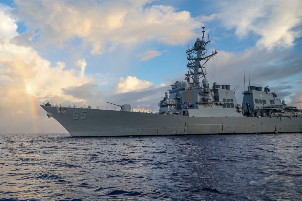 Guided-missile destroyer USS Benfold conducts routine operations in the Philippine Sea in June 2022. Photo: US Navy via AP