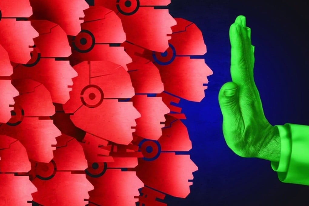Technology has become an increasingly contested front in the strategic competition between the US and China. Illustration: Shutterstock; colours altered with Shutterstock AI